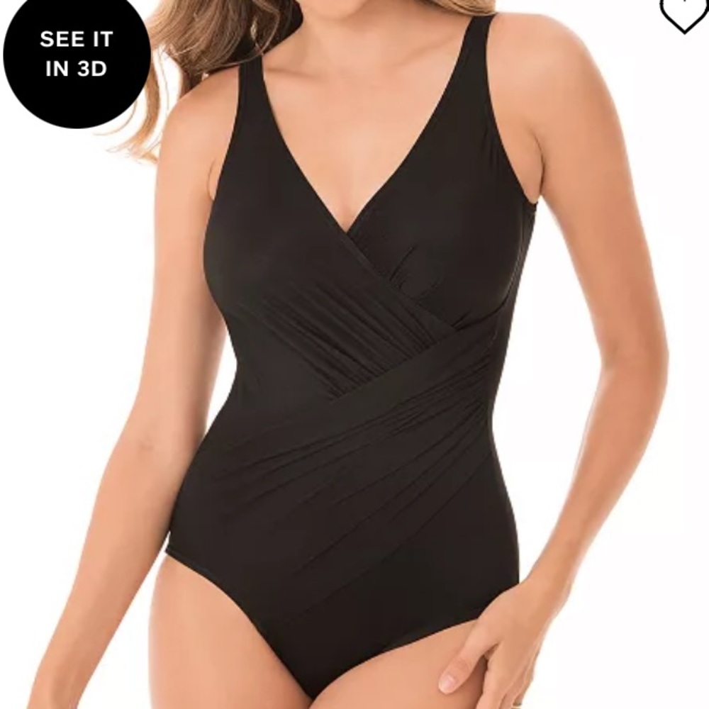 Miracle suit Oceanus One-Piece Allover Slimming Swimsuit size 24W